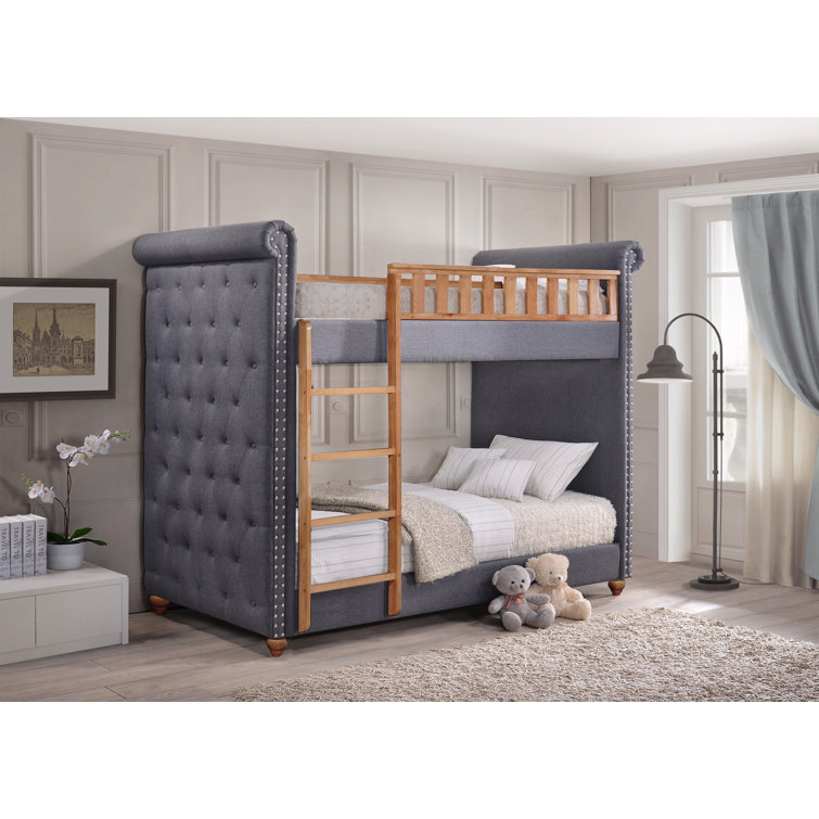 Harriet Bee Isaiah Single (3') Solid Wood Standard Bunk Bed by Harriet